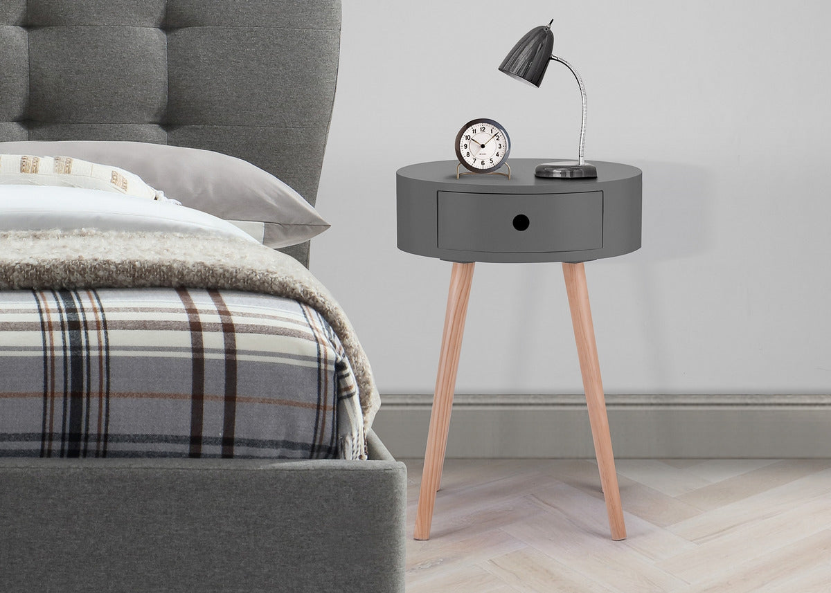 Birlea Quinn Grey Side Table