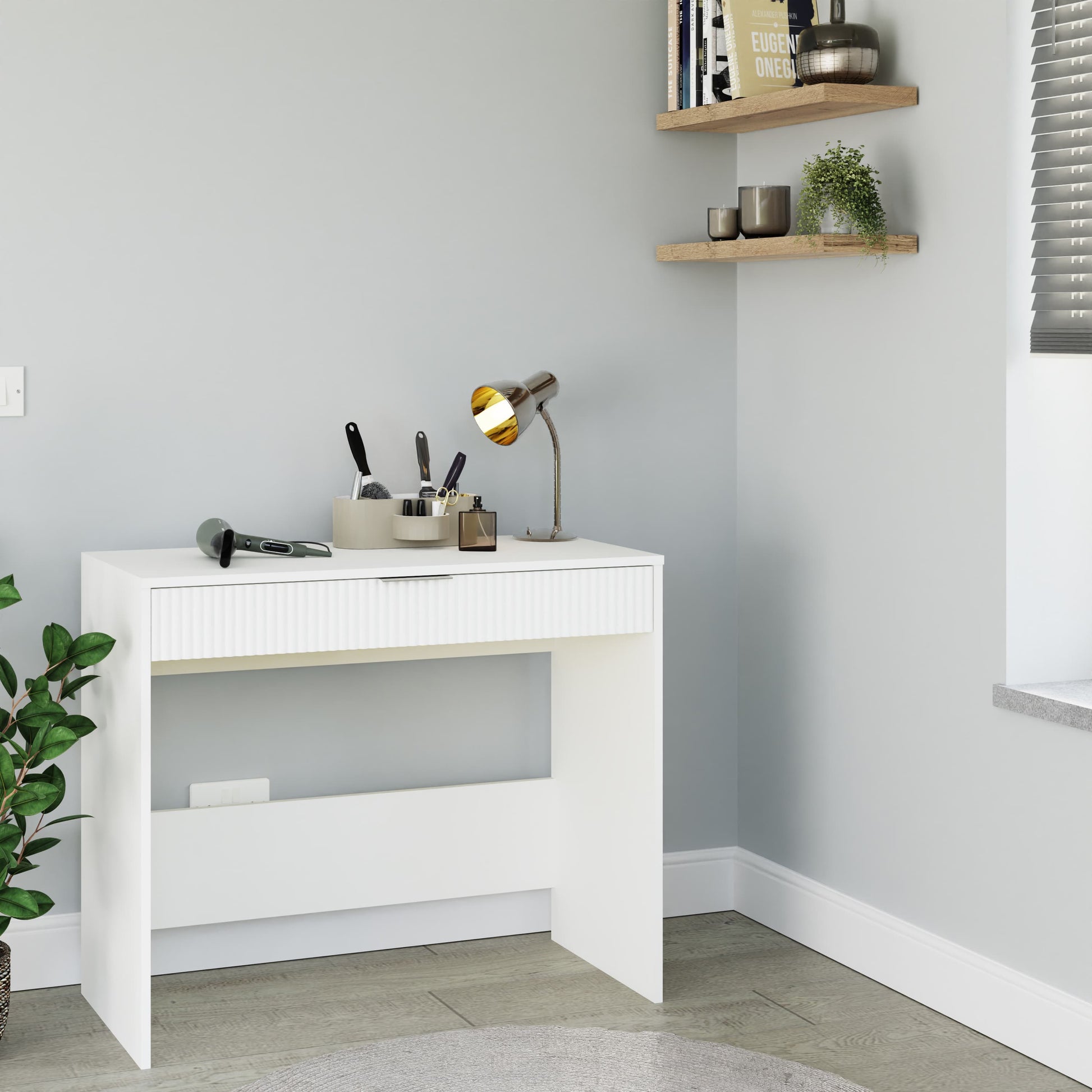 GFW Rankin Dressing Table Desk - White