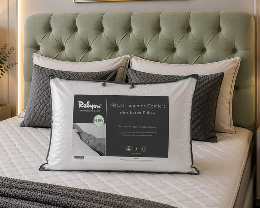 Relyon Natural Superior Comfort Latex Pillow - Slim