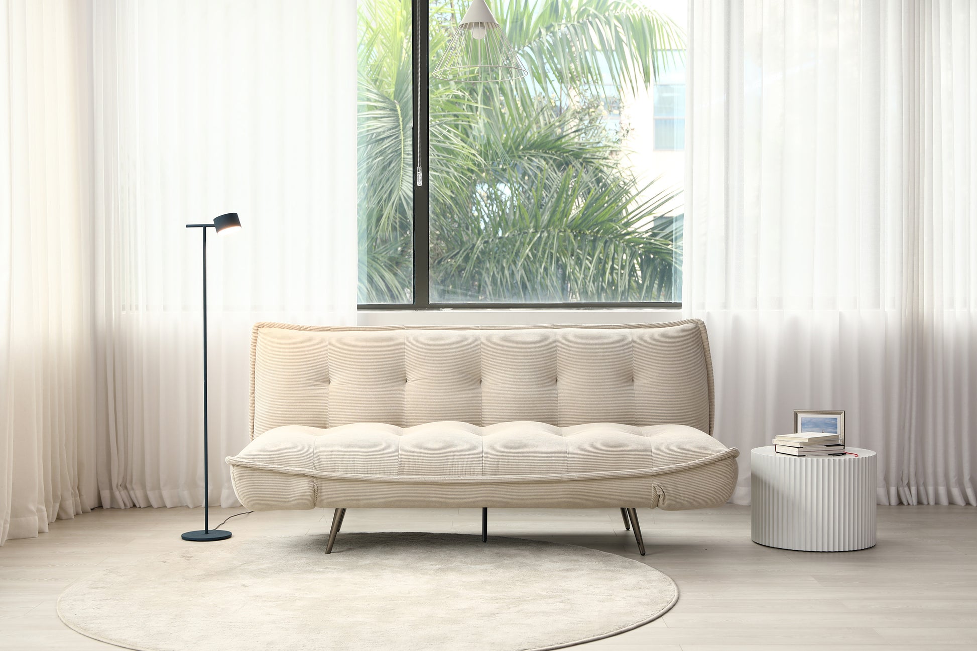 Limelight Remi Natural Fabric Sofa Bed
