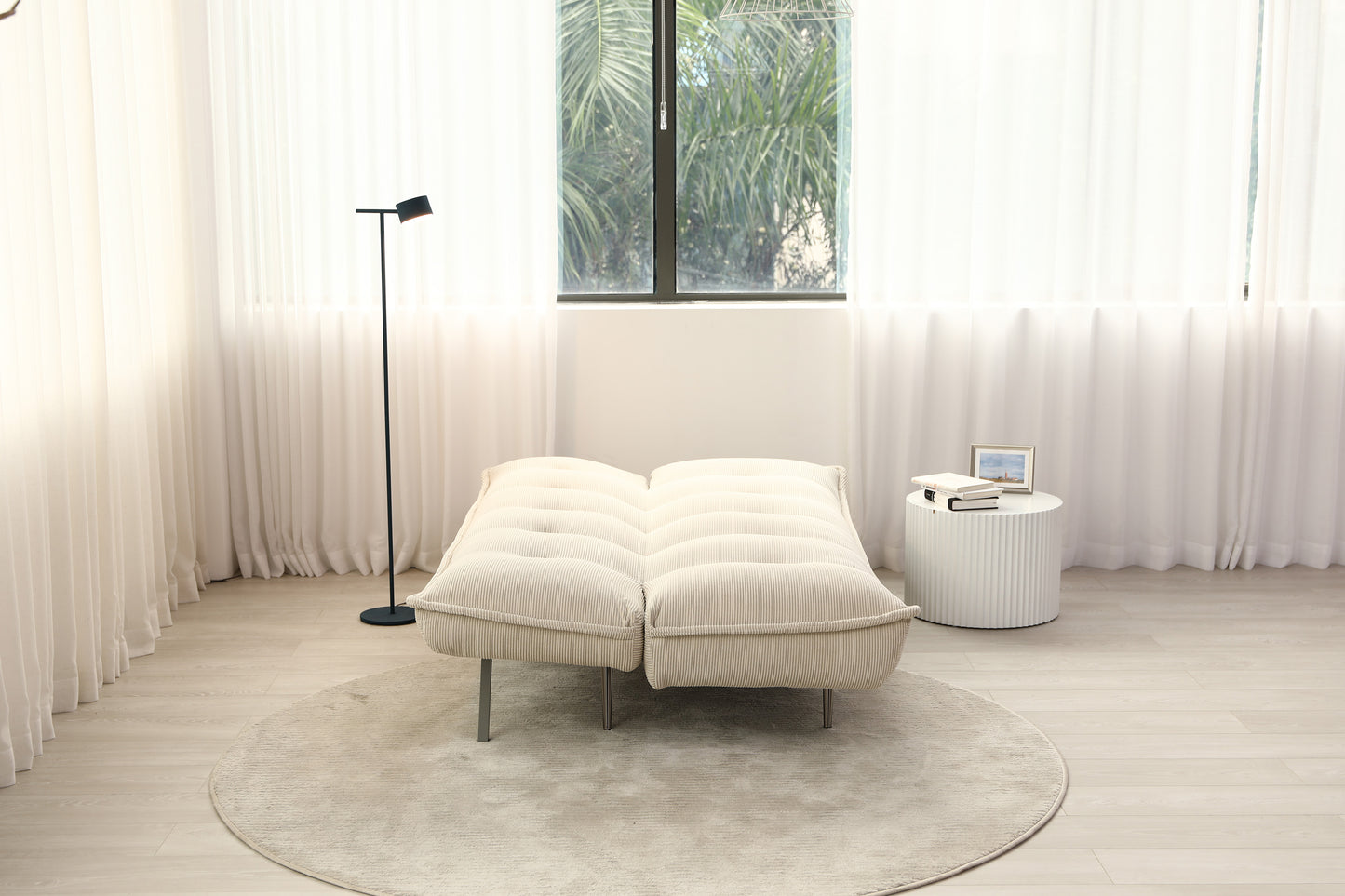 Limelight Remi Natural Fabric Sofa Bed 3