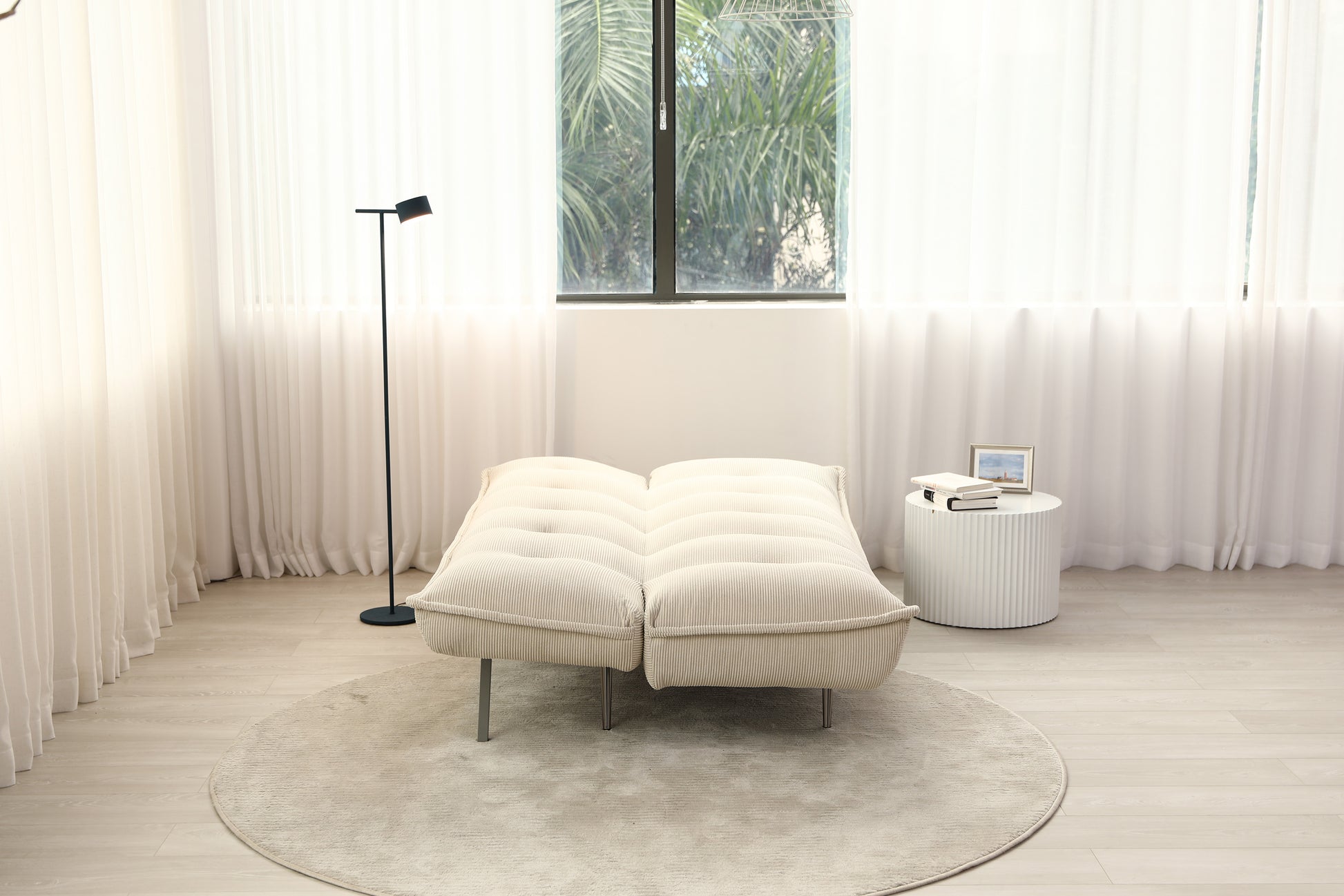 Limelight Remi Natural Fabric Sofa Bed 3