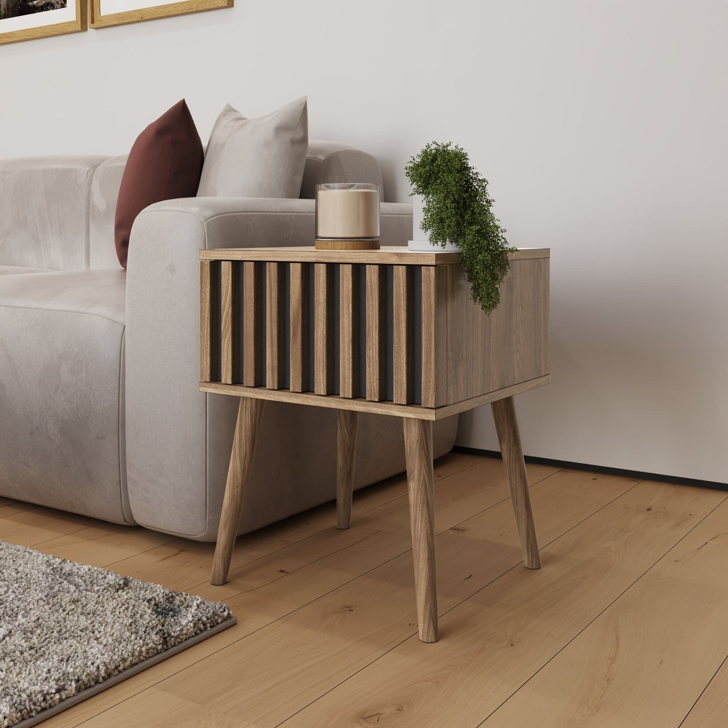 GFW Rowan Lamp Table  - Oak