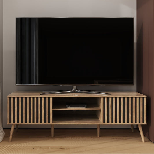 GFW Rowan TV Unit  - Oak