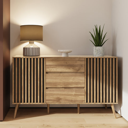 GFW Rowen Large Sideboard - Oak