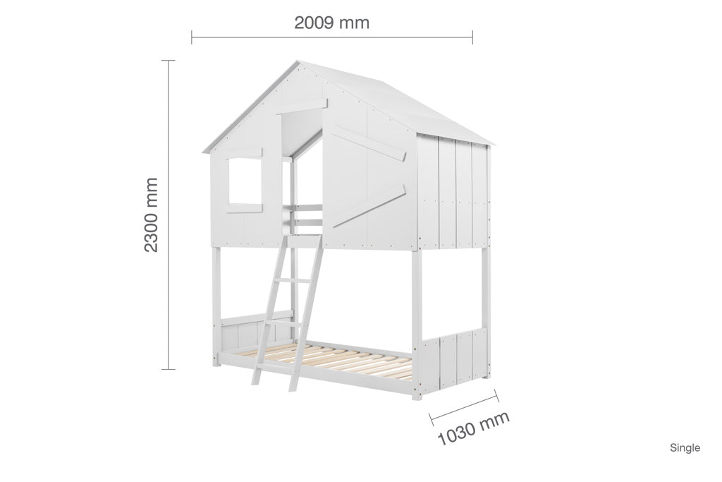 Birlea Safari Bunk Bed - White 4