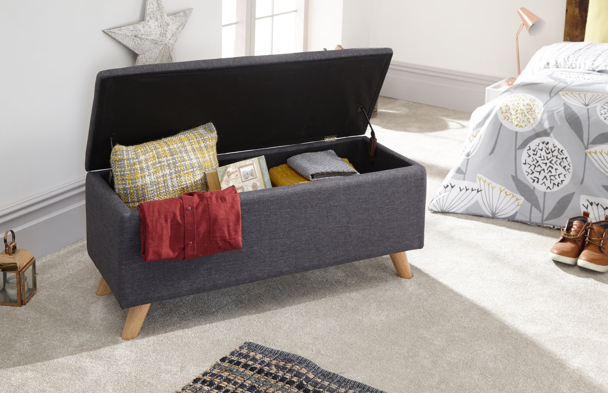 GFW Secreto Blanket Box - Charcoal 2