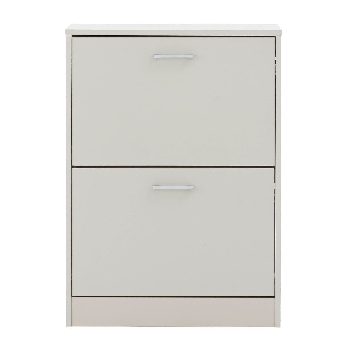 GFW Stirling Two Tier Shoe Cabinet - Grey 3