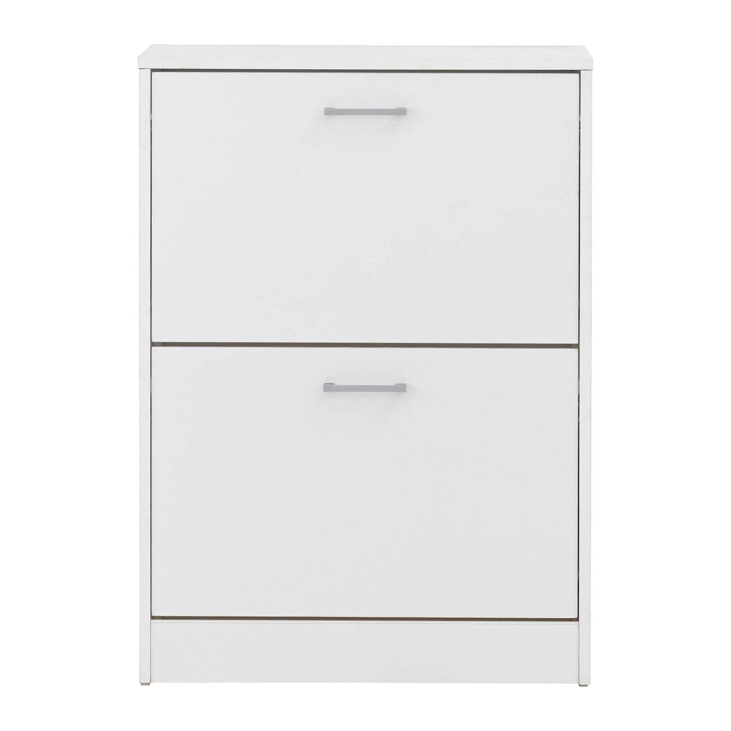 GFW Stirling Two Tier Shoe Cabinet - White 3