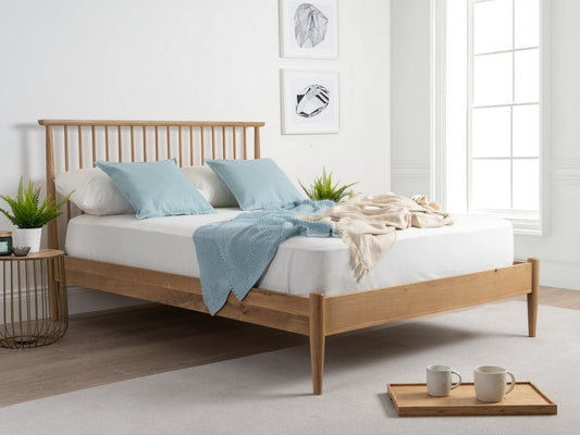 Scandinavian Wooden Bed Frame - Single