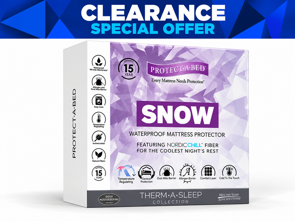 Protect A Bed Snow Mattress Protector - Superking