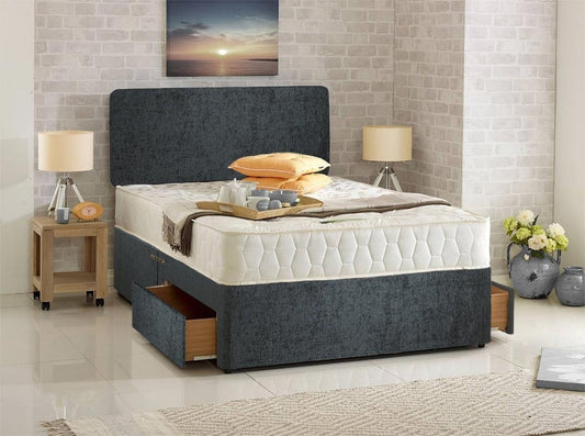 Star Buy Salsa Divan Set With Headboard