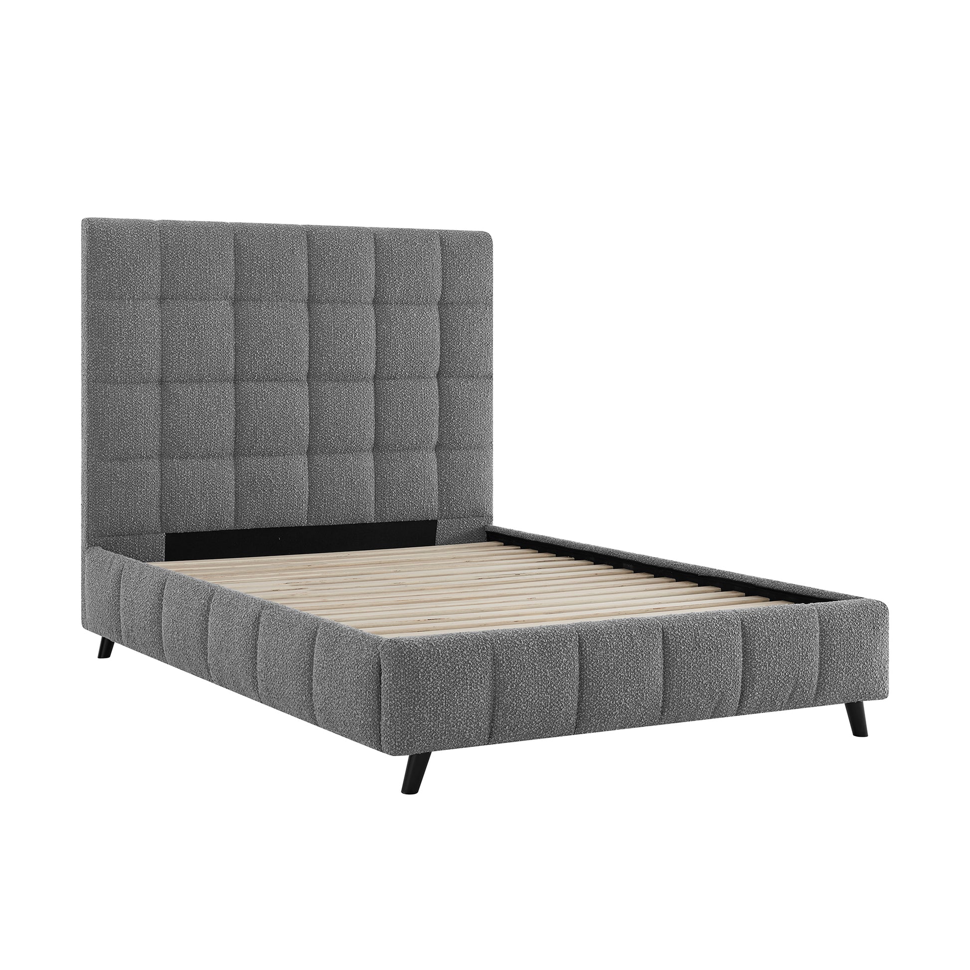 Limelight Starla Dove Grey Boucle Fabric Bed Frame - without mattress