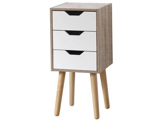 GFW Stockholm 3 Drawer Slim Chest