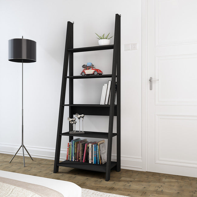 Luminosa Living Tiffin Bookcase - Black