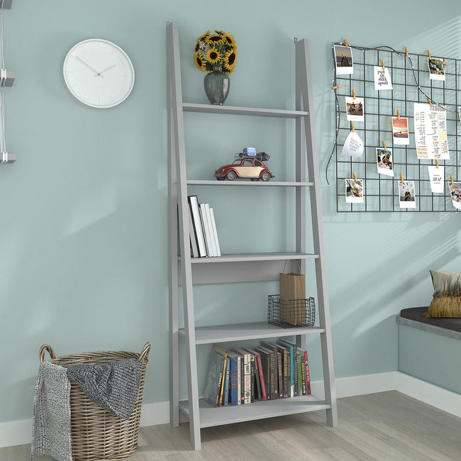 Luminosa Living Tiffin Bookcase - Grey