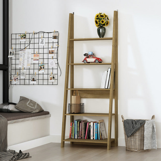 Luminosa Living Tiffin Bookcase - Oak