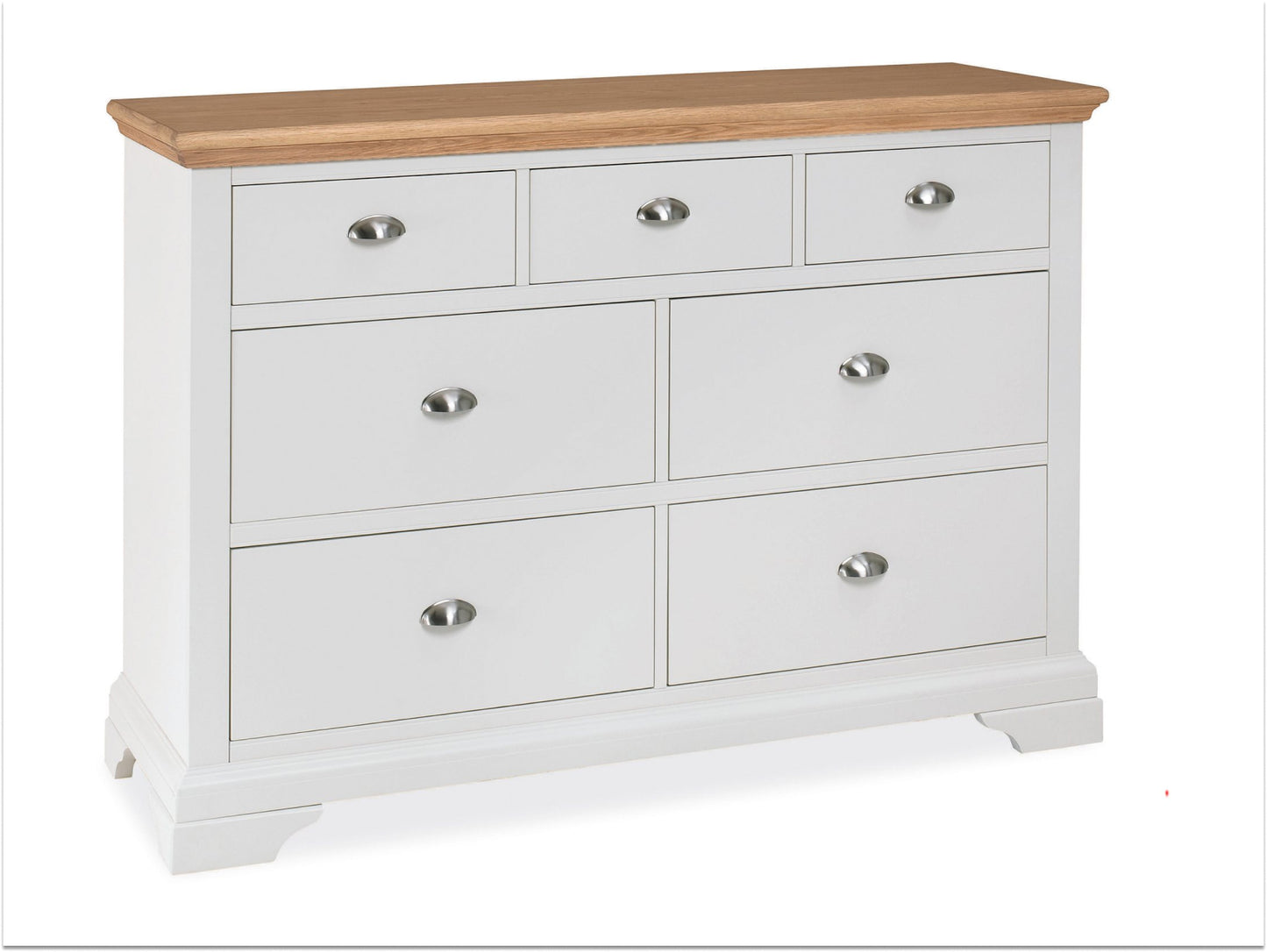 Bentley Hampstead 3+4 Drawer Chest - Two Tone