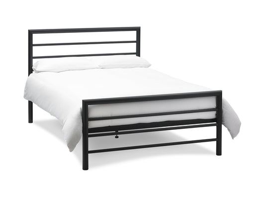 Urban Matt Black Bedstead Kingsize