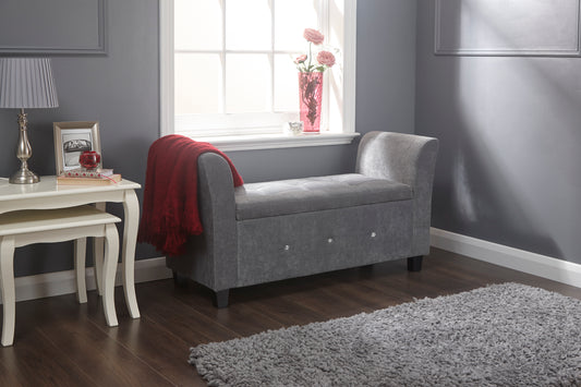 GFW Verona Diamante Window Seat - Grey