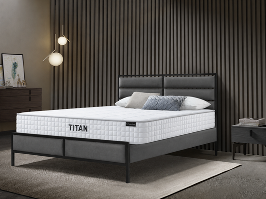 Venice Grey Frame & Titan 800 Mattress
