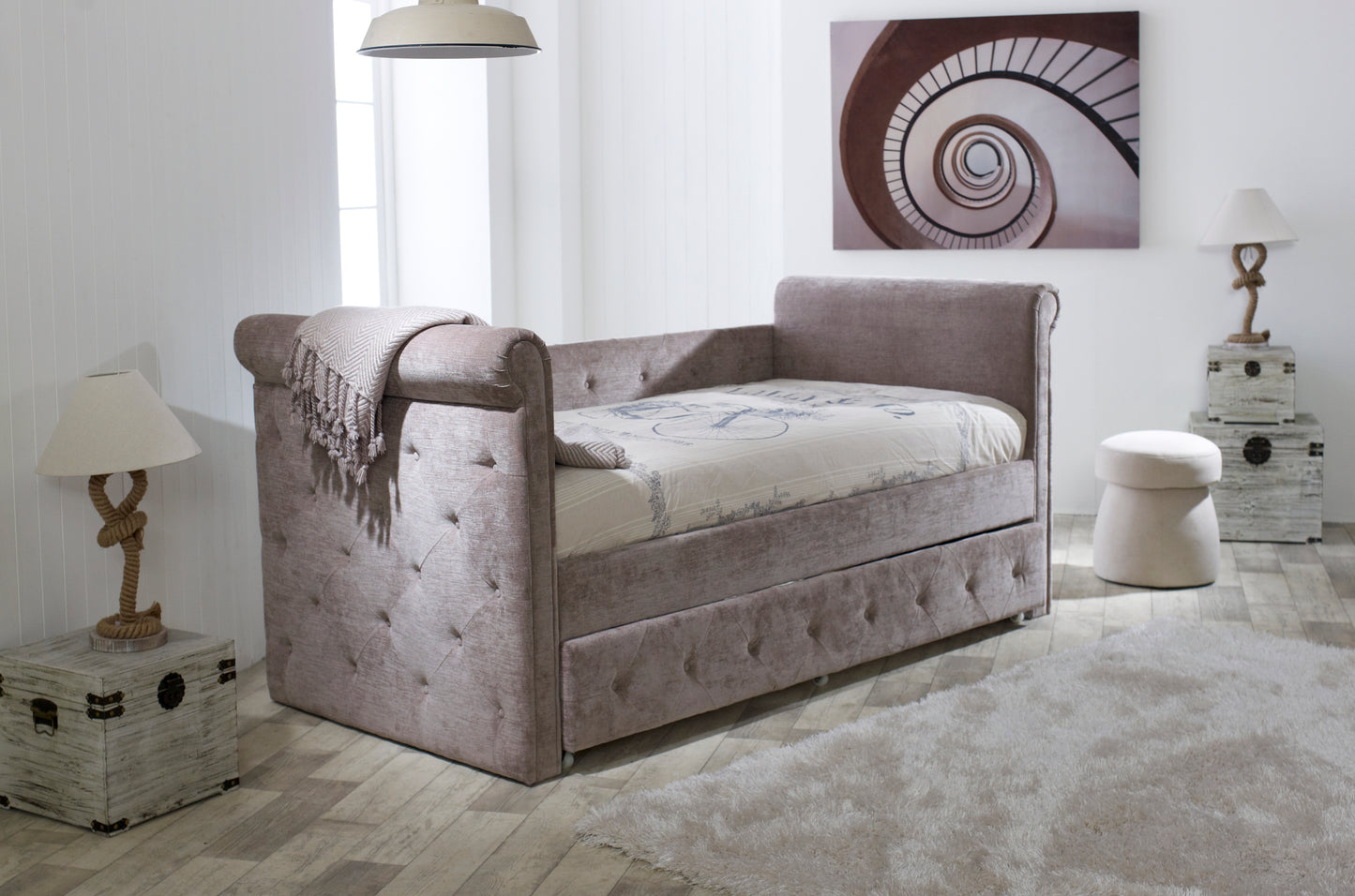 Adelphi Day Bed - Mink