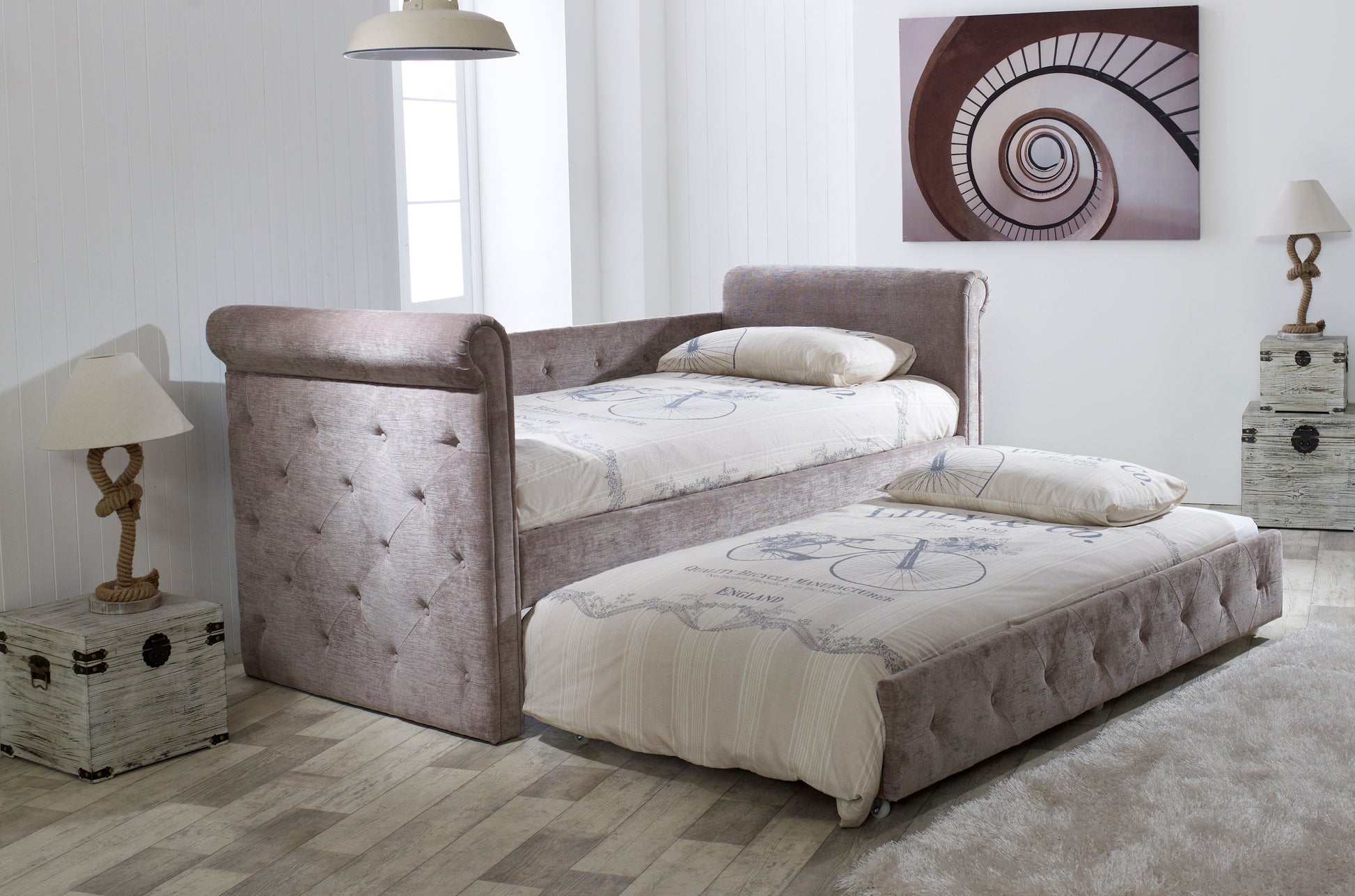 Adelphi Day Bed - Mink 2