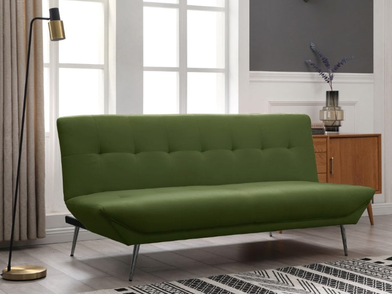 Limelight Astrid Fabric Sofa Bed - Olive 2