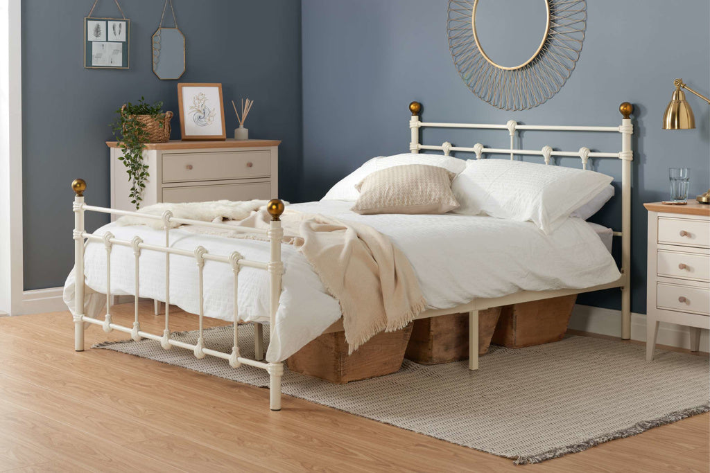 Birlea Atlas Bed Frame - Cream