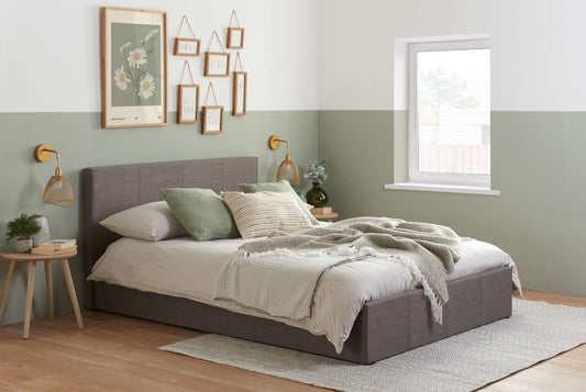 Birlea Berlin Fabric Ottoman Bed Frame - Grey