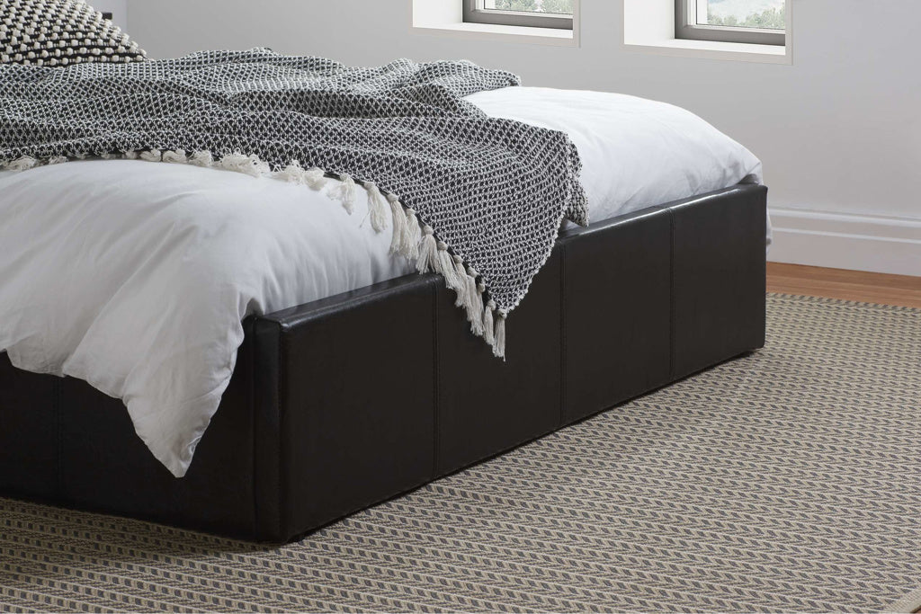 Birlea Berlin Ottoman Bed Frame - Black Faux Leather 4