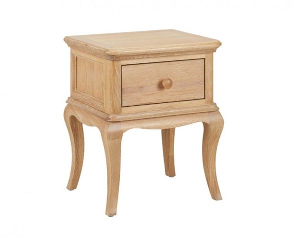 Birlea Jacques French Style Solid Oak Bedside Table