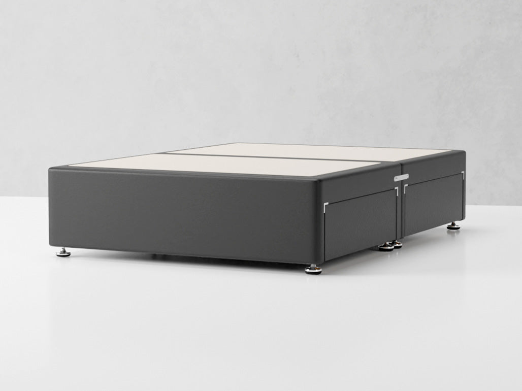 Faux Leather Divan Base - Kingsize – Bed Factory Direct