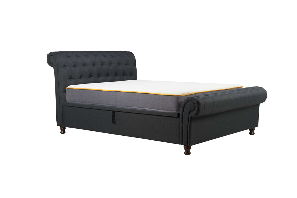 Birlea Castello Side Opening Ottoman - Charcoal 4