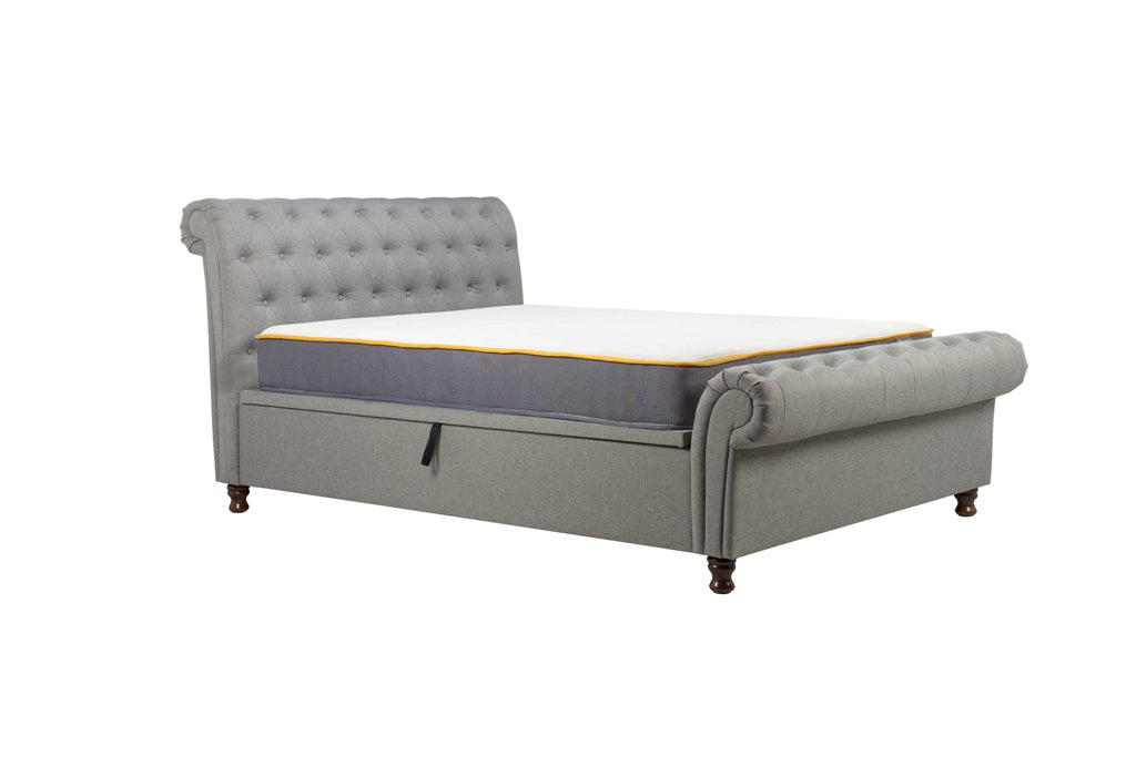 Birlea Castello Side Opening Ottoman - Grey 4