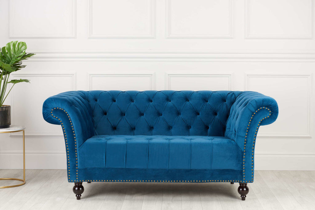 Birlea Chester 2 Seater Sofa - Blue