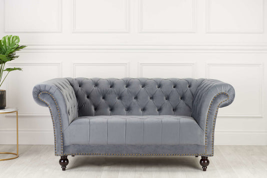 Birlea Chester 2 Seater Sofa - Grey