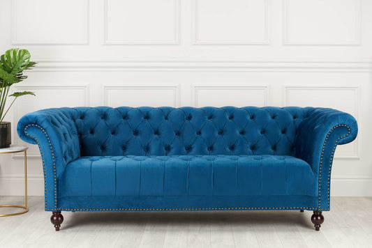 Birlea Chester 3 Seater Sofa - Blue