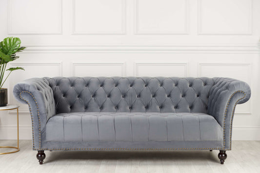 Birlea Chester 3 Seater Sofa - Grey