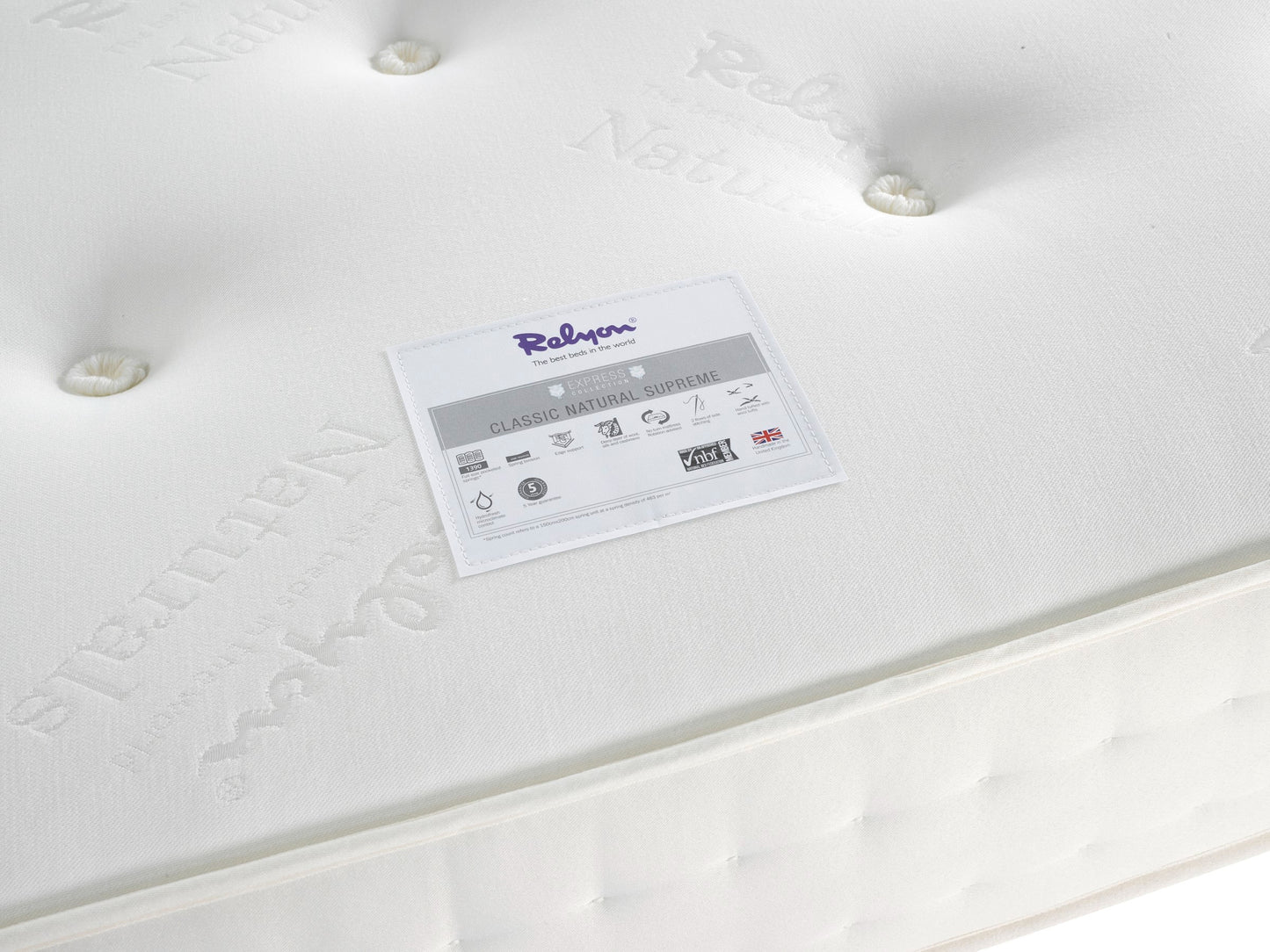 Relyon Classic Natural Supreme Mattress - Double