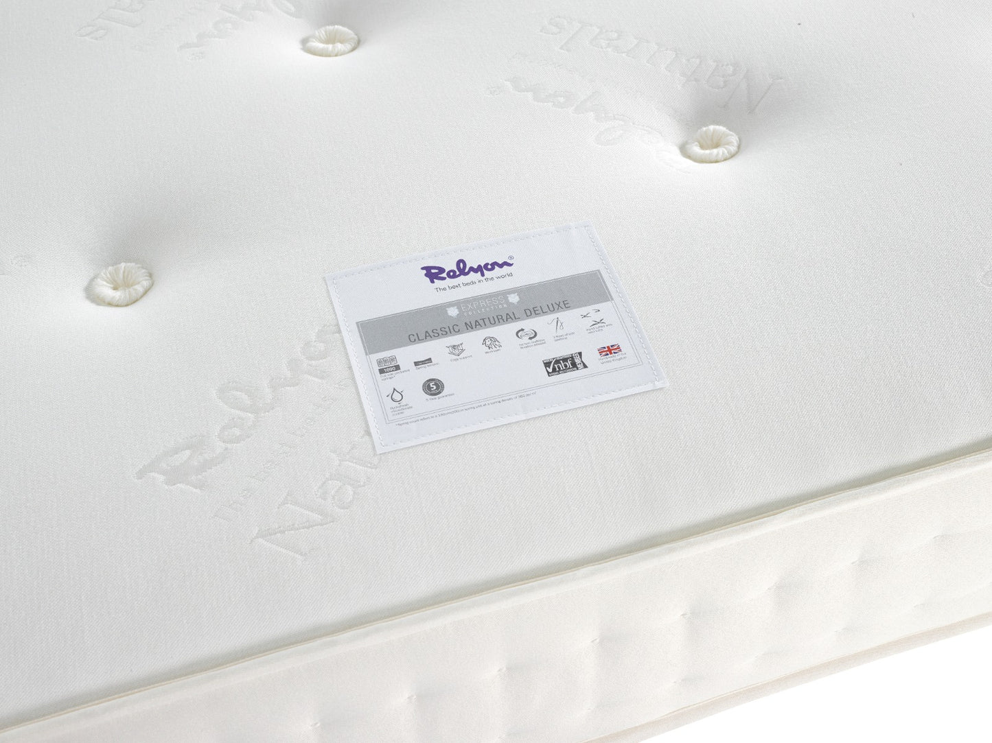 Relyon Classic Natural Deluxe Mattress - Superking 2