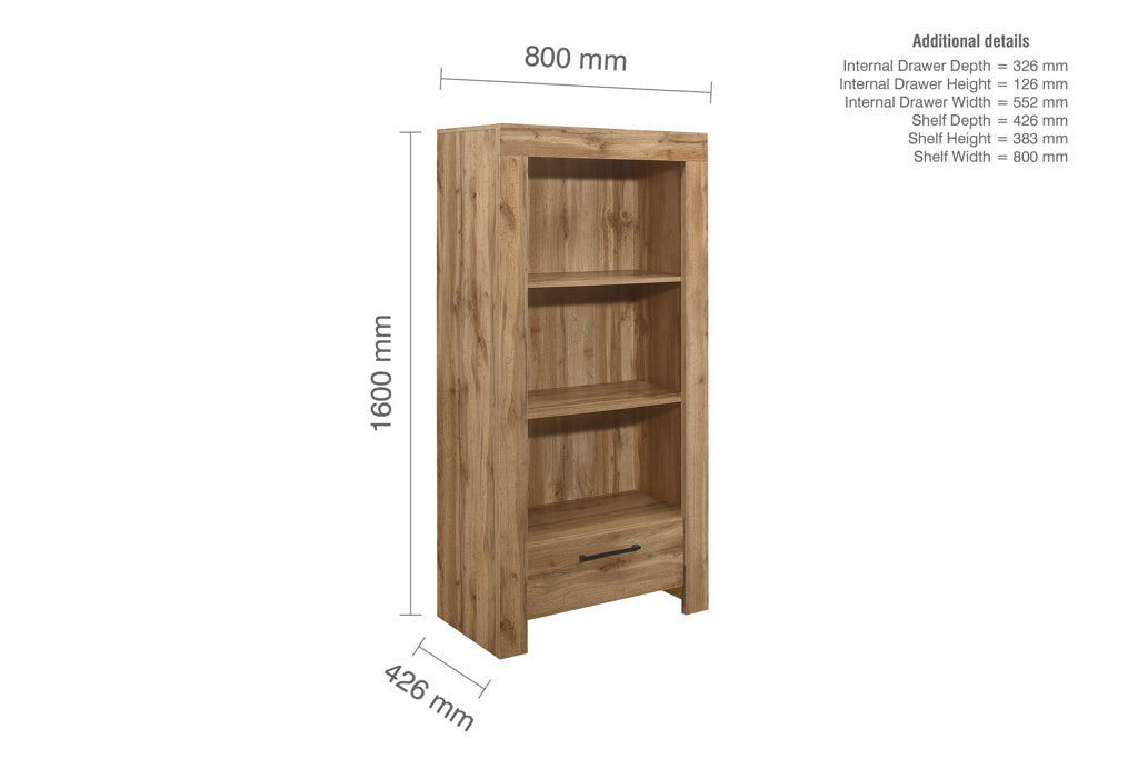 Birlea Compton Bookcase 4