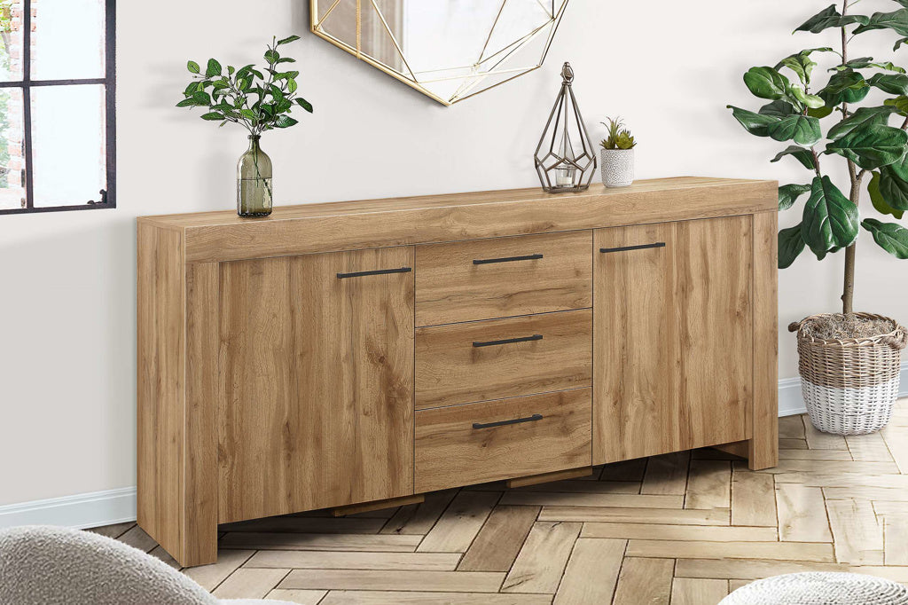 Birlea Compton 3 Drawer 2 Door Sideboard