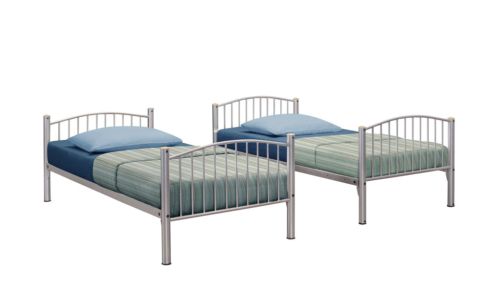 Birlea Corfu Silver Metal Bunk Bed 3