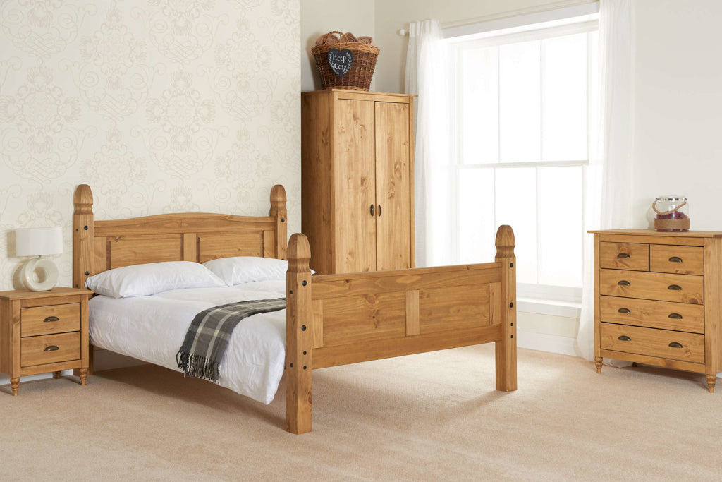 Birlea Corona High End Pine Bed - Double