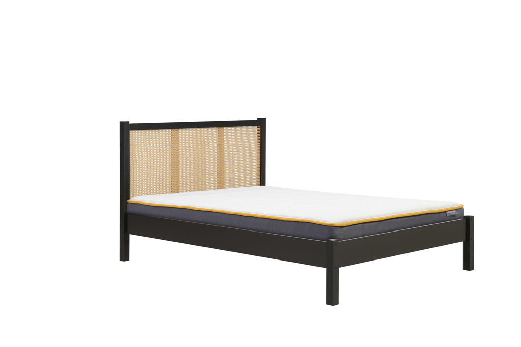 Birlea Croxley Rattan Bed Frame - Black 4