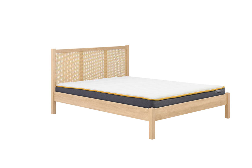 Birlea Croxley Rattan Bed Frame - Oak 4