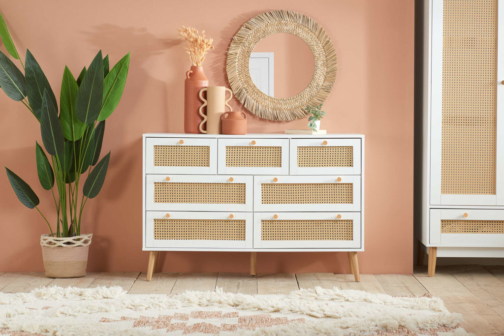 Birlea Croxley 7 Drawer Chest - White