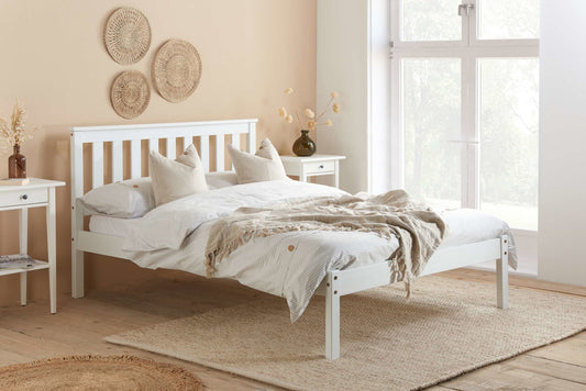 Birlea Denver Wooden Bed Frame - White