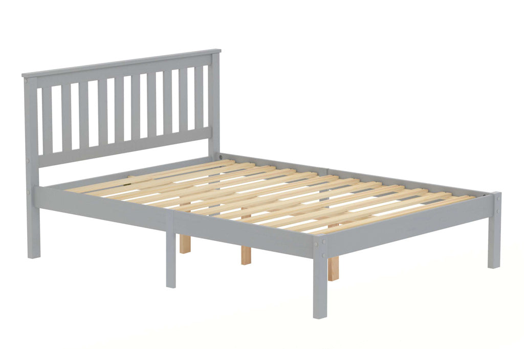 Birlea Denver Wooden Bed Frame - Grey without mattress